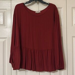 Loft Peplum Blouse
